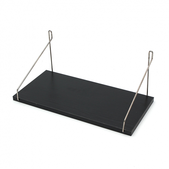 공간데코 무타공 벽선반 (40x19.5cm) (블랙)