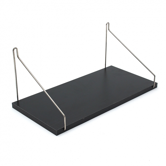 공간데코 무타공 벽선반 (40x19.5cm) (블랙)