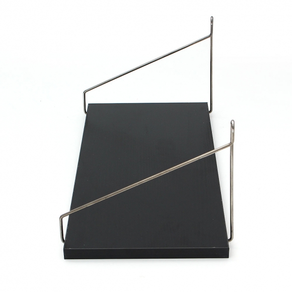 공간데코 무타공 벽선반 (40x19.5cm) (블랙)