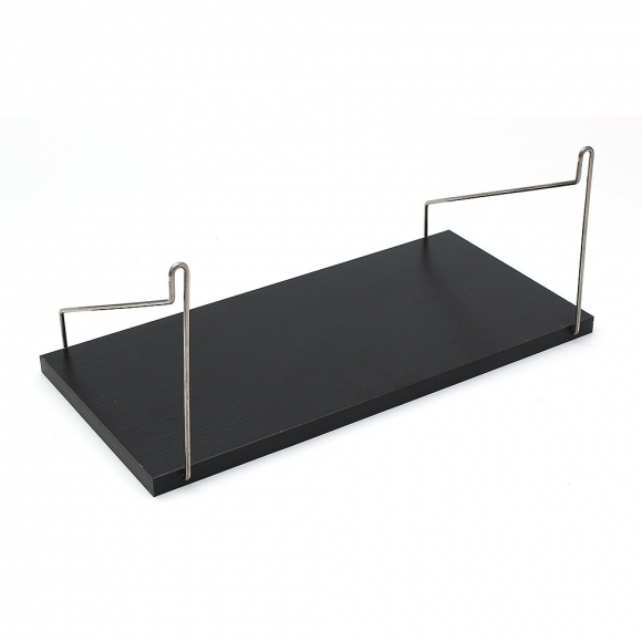 공간데코 무타공 벽선반 (40x19.5cm) (블랙)