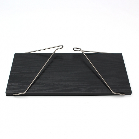 공간데코 무타공 벽선반 (40x19.5cm) (블랙)