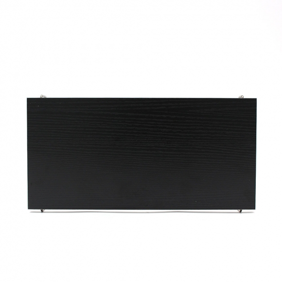공간데코 무타공 벽선반 (40x19.5cm) (블랙)
