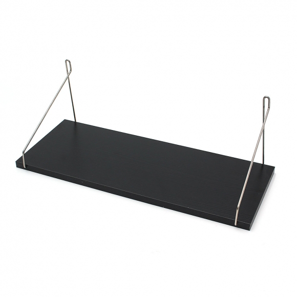 공간데코 무타공 벽선반 (50x19.5cm) (블랙)