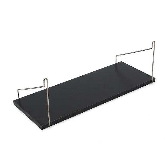 공간데코 무타공 벽선반 (50x19.5cm) (블랙)