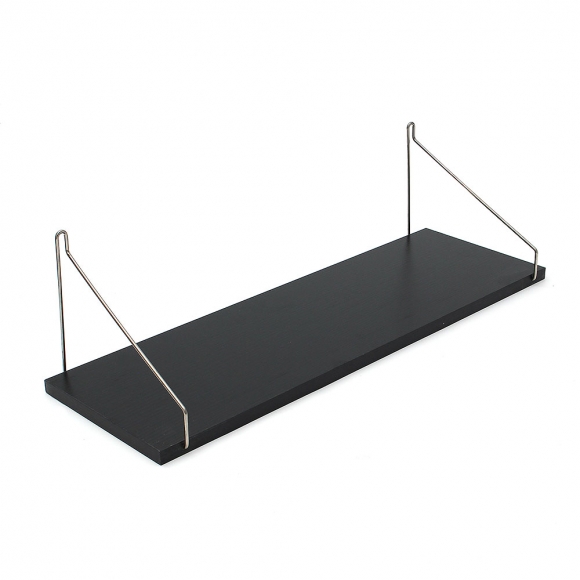 공간데코 무타공 벽선반 (60x19.5cm) (블랙)
