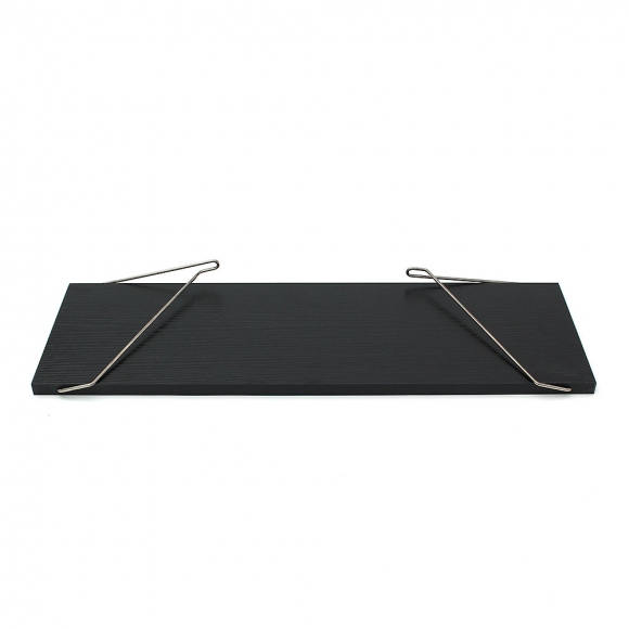 공간데코 무타공 벽선반 (60x19.5cm) (블랙)