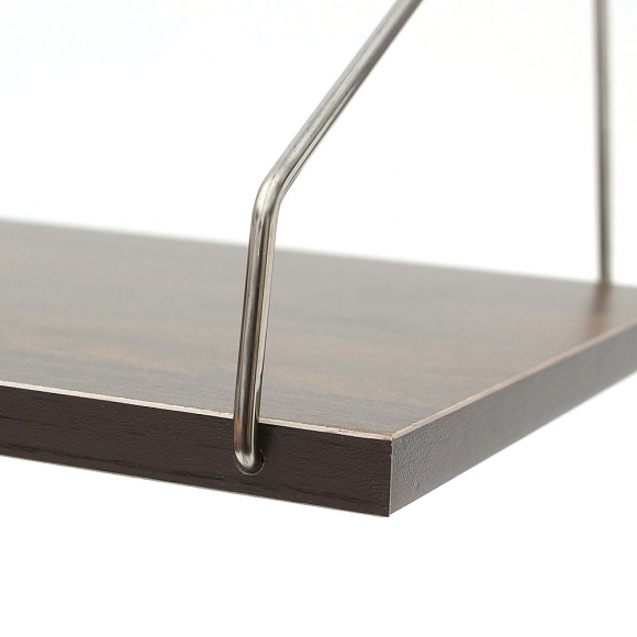 공간데코 무타공 벽선반 (40x15cm) (월넛)
