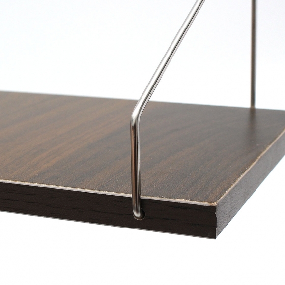 공간데코 무타공 벽선반 (50x15cm) (월넛)