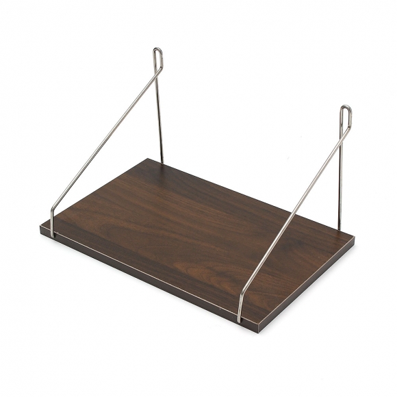 공간데코 무타공 벽선반 (30x19.5cm) (월넛)
