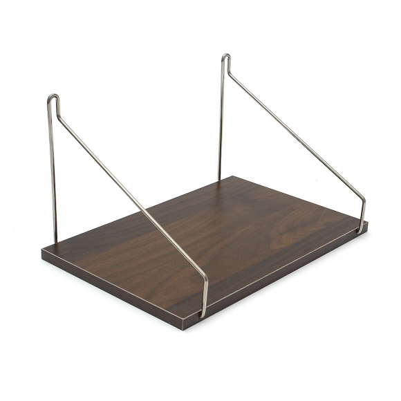 공간데코 무타공 벽선반 (30x19.5cm) (월넛)