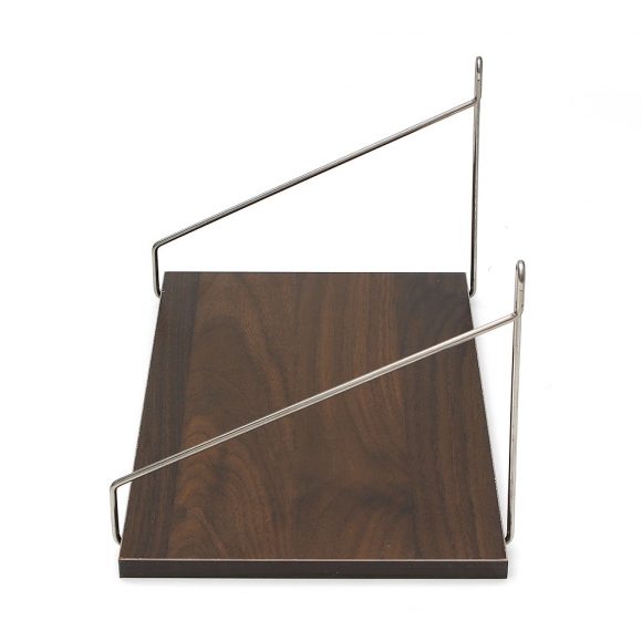 공간데코 무타공 벽선반 (30x19.5cm) (월넛)