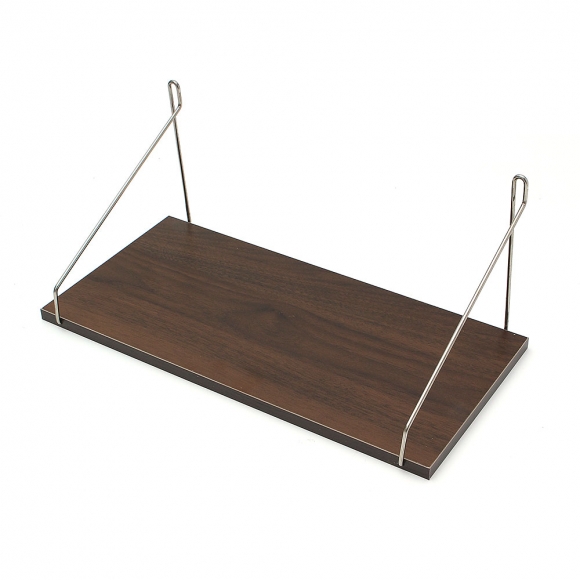 공간데코 무타공 벽선반 (40x19.5cm) (월넛)