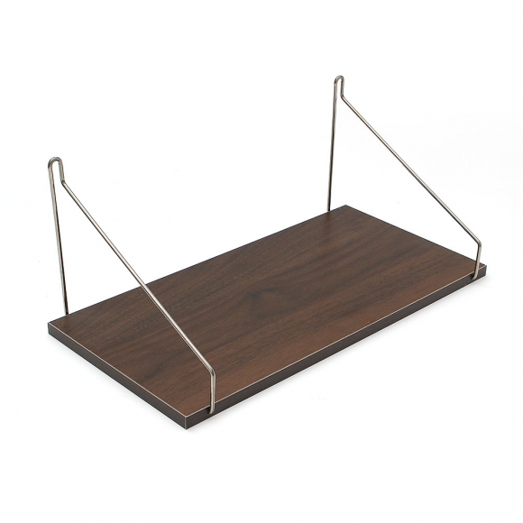 공간데코 무타공 벽선반 (40x19.5cm) (월넛)