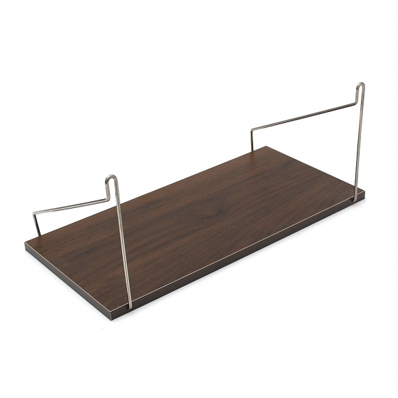 공간데코 무타공 벽선반 (40x19.5cm) (월넛)