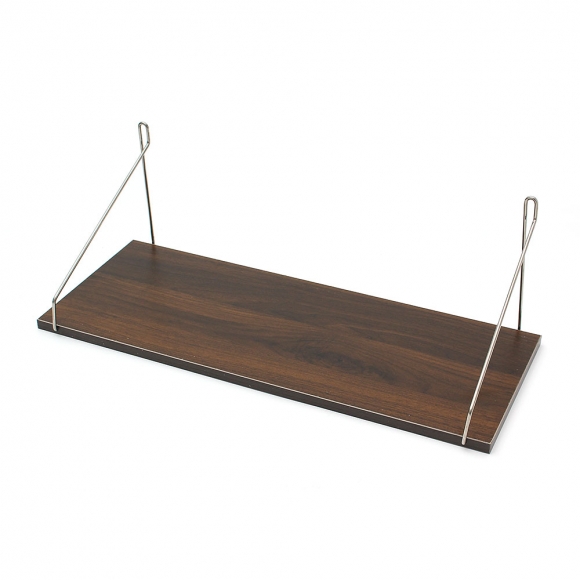 공간데코 무타공 벽선반 (50x19.5cm) (월넛)
