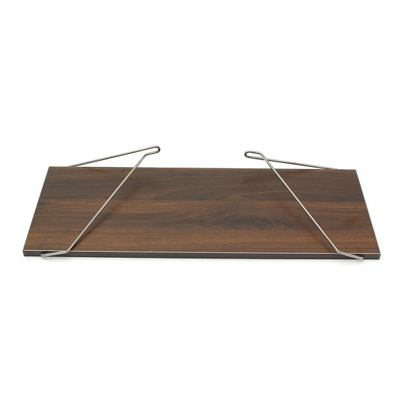 공간데코 무타공 벽선반 (50x19.5cm) (월넛)