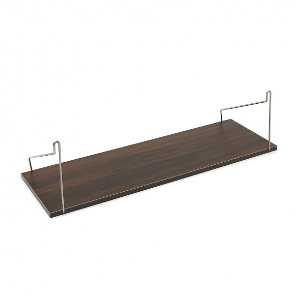 공간데코 무타공 벽선반 (60x19.5cm) (월넛)