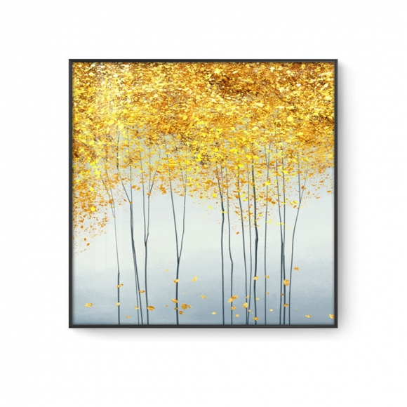 인테리어 골드 돈나무 그림액자D(50CM*50CM)