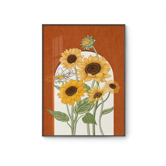 인테리어 행운가득 해바라기 그림액자E(40CM*60CM)