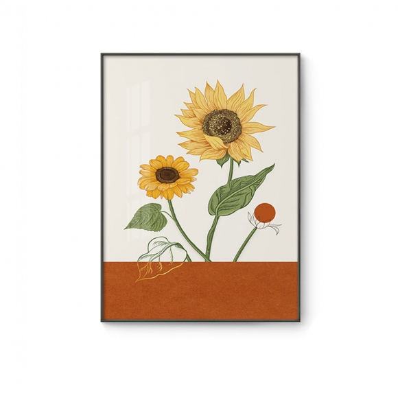인테리어 행운가득 해바라기 그림액자E(40CM*60CM)