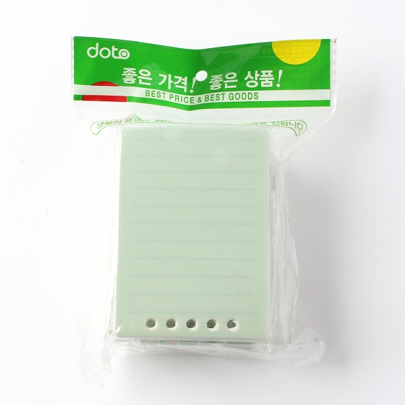 파스텔 루즈링 수첩 4p세트(80매) (그린)