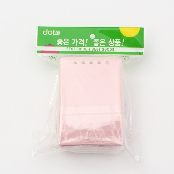 파스텔 루즈링 수첩 4p세트(80매) (핑크)