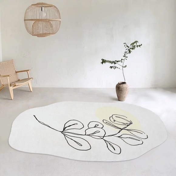 아트스케치 러그c (200cmx140cm) (라이트그레이)