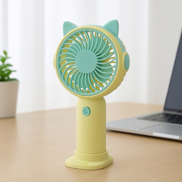 쿨팡 휴대용 선풍기(옐로우)