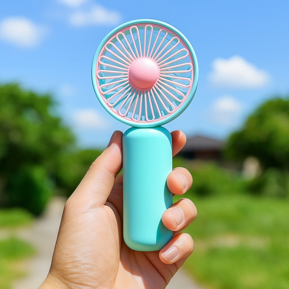 쿨풍 휴대용 선풍기(블루)