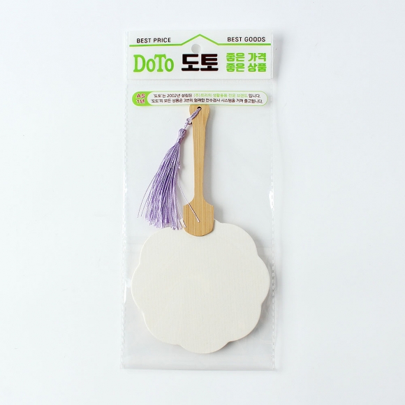 감성수작 DIY 무지 손부채(꽃)