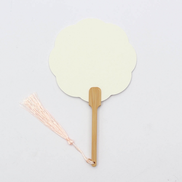 감성수작 DIY 무지 손부채(꽃)