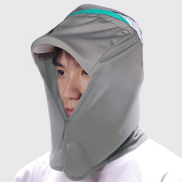 자외선차단 롱 캡 썬가드(그레이)