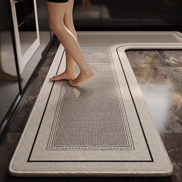 가정용 L자형 미끄럼방지 싱크대 발매트D-2(140cm*200cm*45cm)