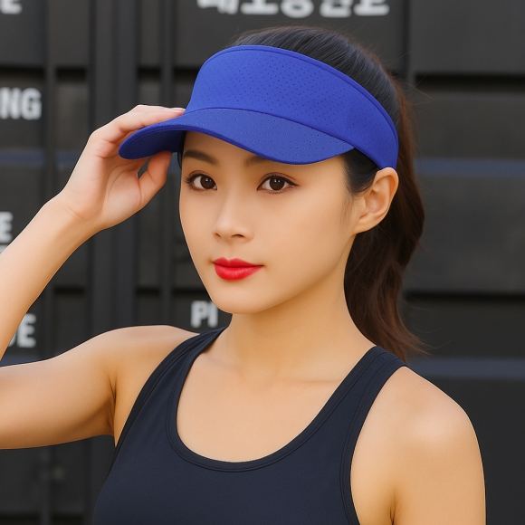 쿨링 메쉬 스포츠 썬캡(블루)