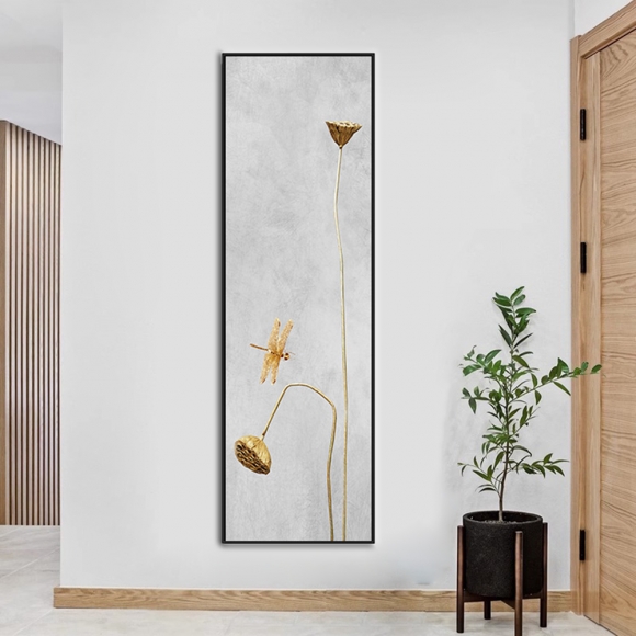 인테리어 수묵 담채화 캔버스 그림액자I(150cm*40cm)