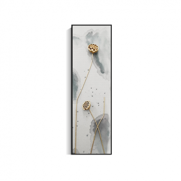 인테리어 수묵 담채화 캔버스 그림액자K(150cm*40cm)