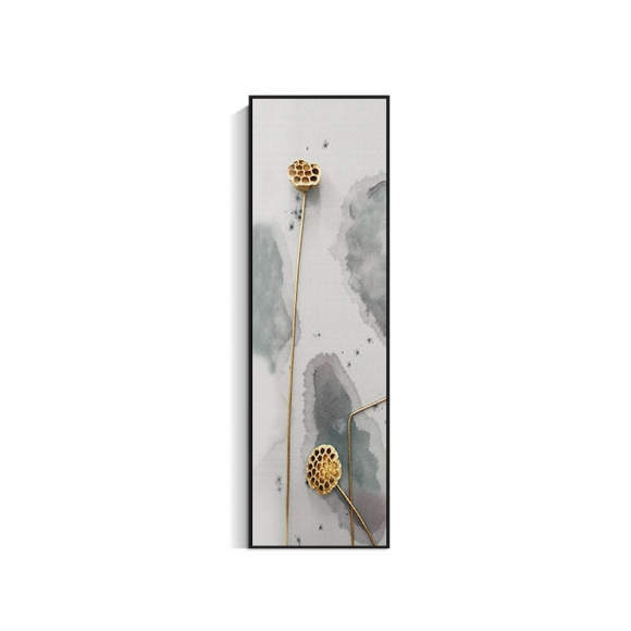인테리어 수묵 담채화 캔버스 그림액자M(150cm*40cm)