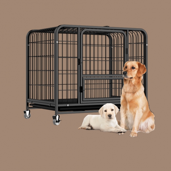 철제 강아지 사각 케이지(95cm*62cm*85cm)