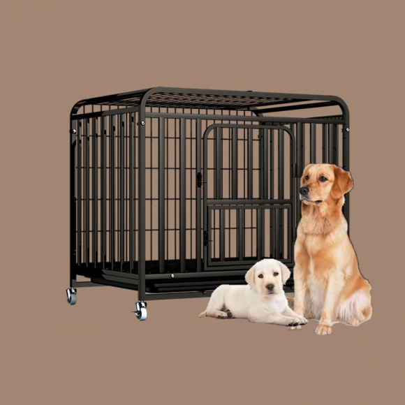 철제 강아지 사각 케이지(96cm*65cm*85cm)