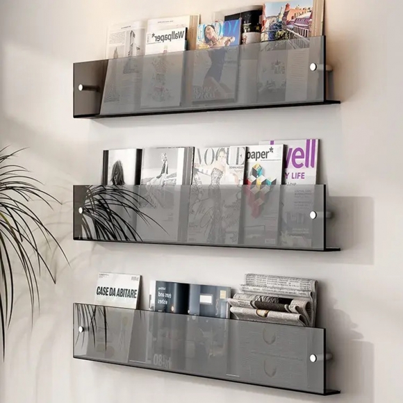 아크릴 다용도 북선반 3p (80cm)