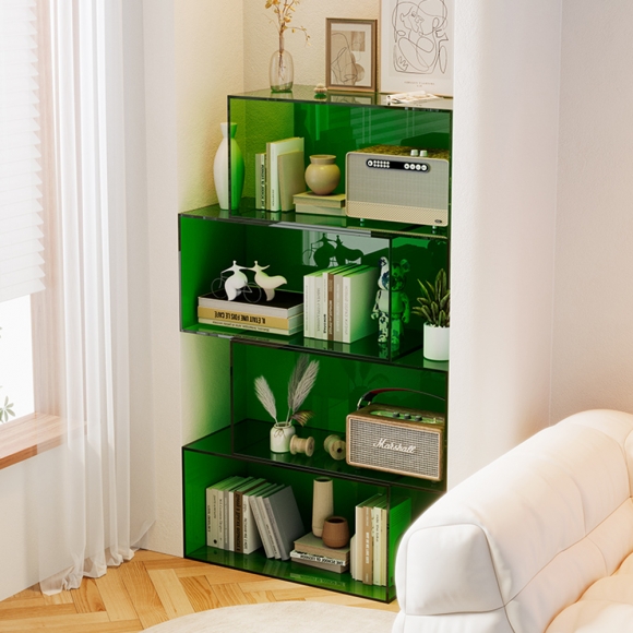 인테리어 오픈형 다용도 진열장(240cm)