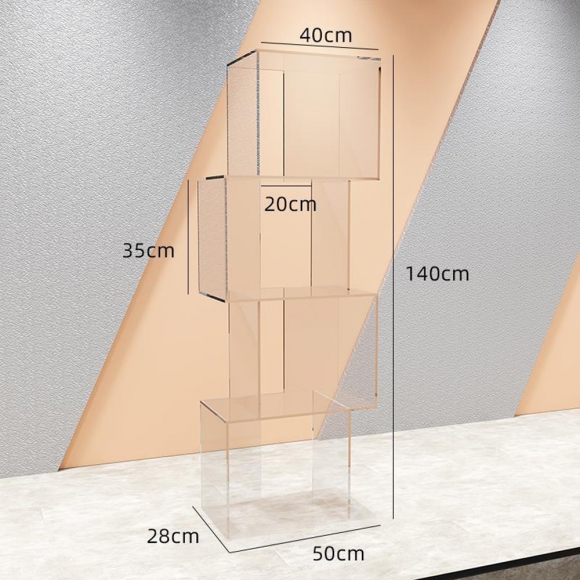 인테리어 오픈형 다용도 진열장(140cm)