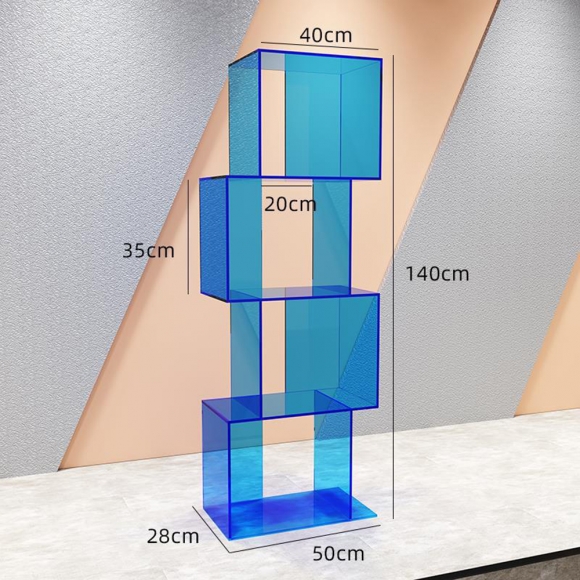 인테리어 오픈형 다용도 진열장(140cm)