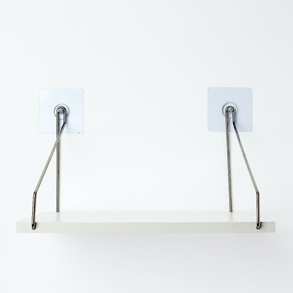 공간데코 무타공 벽선반 (30x19.5cm) (화이트)  