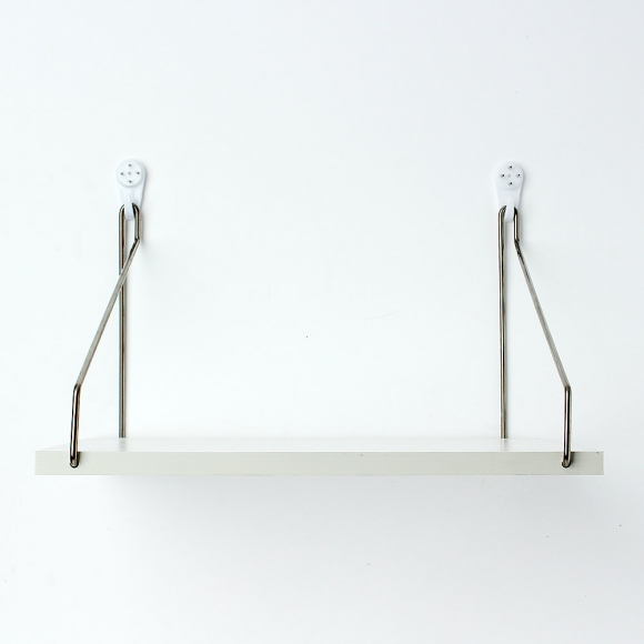 공간데코 무타공 벽선반 (30x19.5cm) (화이트)  