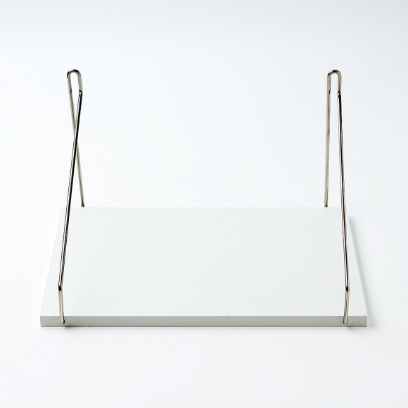 공간데코 무타공 벽선반 (30x19.5cm) (화이트)  