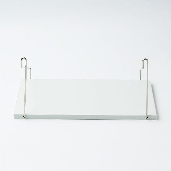 공간데코 무타공 벽선반 (40x19.5cm) (화이트)  