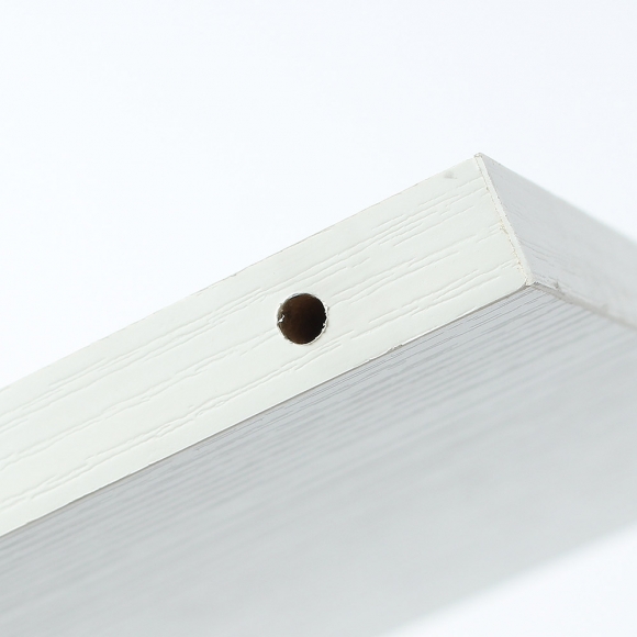 공간데코 무타공 벽선반 (40x19.5cm) (화이트)  