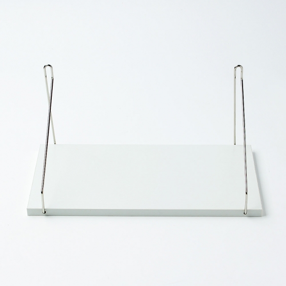 공간데코 무타공 벽선반 (40x19.5cm) (화이트)  