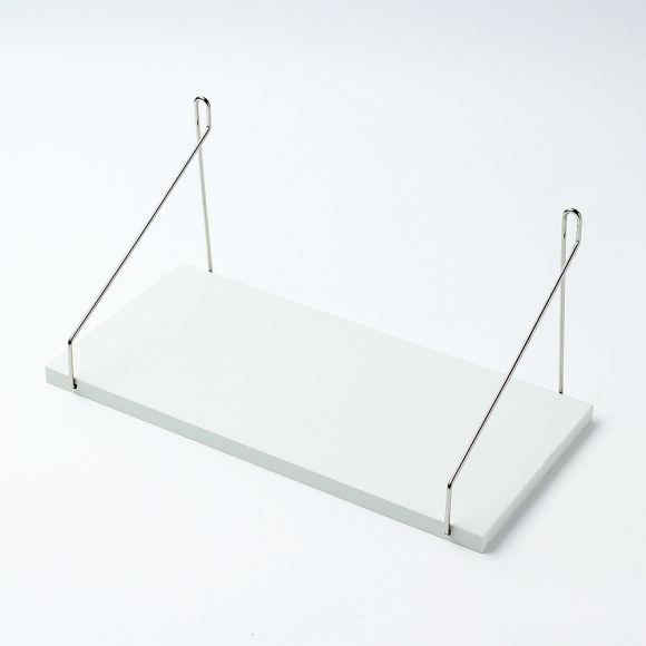 공간데코 무타공 벽선반 (40x19.5cm) (화이트)  